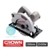 scie circulaire crown 1900w crown ct15077 avec logo Crown rouge d'origine sur un fond blanc