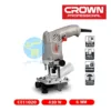 Vue détaillée de la Défonceuse CROWN CT11020 430W avec ses caractéristiques (6mm).