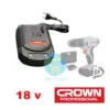 Chargeur Visseuse 18 v Crown Réf:CS1804L. Accessoire compatible pour un Achat en ligne.